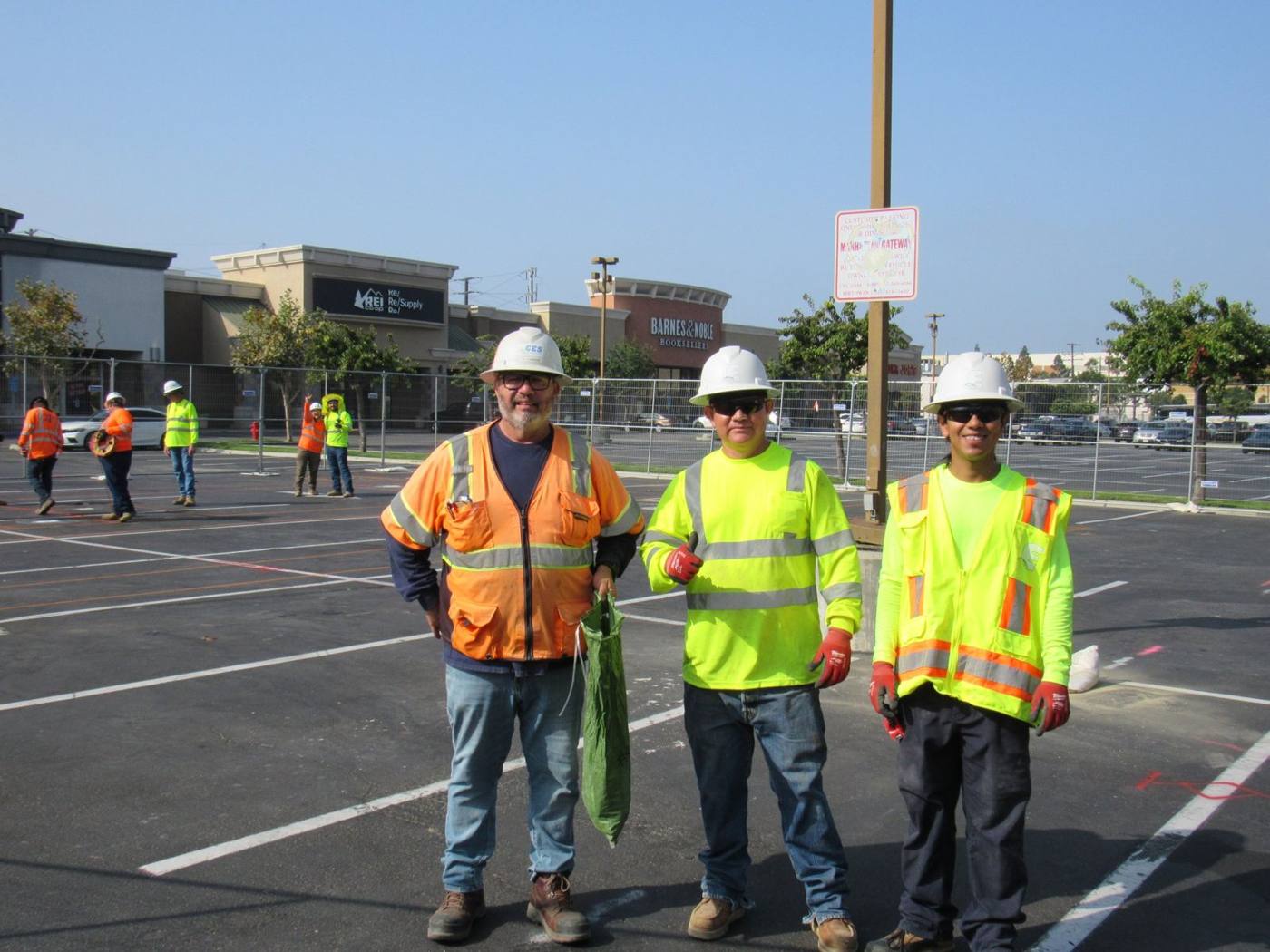 CES field team on a commercial remediation site
